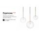 Pendule, Lustre suspendate - Lustra suspendata design modern Equinoxe sp6 alama/transparent