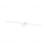 Aplica LED pentru baie cu protectie IP44 Filo ap d075 alb