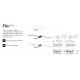 Aplice oglinda, tablou - Aplica LED pentru baie cu protectie IP44 Filo ap d115 alba
