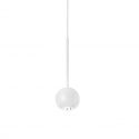 Pendul LED stil minimalist Archimede sp sfera alb