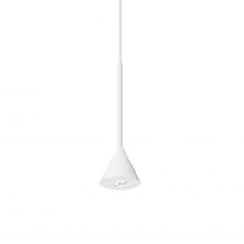 Pendule, Lustre suspendate - Pendul LED stil minimalist Archimede sp cono alb