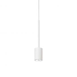 Pendule, Lustre suspendate - Pendul LED stil minimalist Archimede sp cilindro alb
