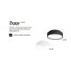 Plafoniere - Plafoniera LED design circular Ziggy pl d80 alb