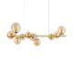 Pendule, Lustre suspendate - Lustra suspendata design modern Perlage sp10 alama/amber