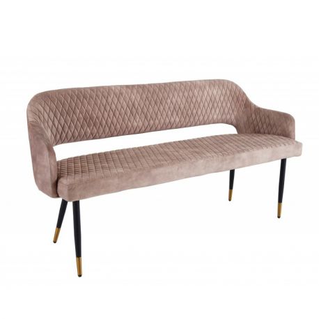 Banchete-Tabureti - Bancheta tapitata design modern Paris 160cm, champagner greige