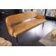 Banchete-Tabureti - Bancheta tapitata design modern Paris 160cm, galben mustar