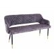 Banchete-Tabureti - Bancheta tapitata design modern Paris 160cm, gri