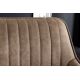 Banchete-Tabureti - Bancheta tapitata design modern Turin 160cm, microfibra taupe