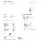 Pendule, Lustre suspendate - Pendul LED design modern Matices alb/fumuriu