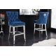 Scaune Bar - Scaun de bar stil baroc Castle Deluxe, albastru regal