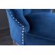 Scaune Bar - Scaun de bar stil baroc Castle Deluxe, albastru regal