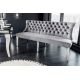 Banchete-Tabureti - Banca de bar stil baroc Castle Deluxe 165cm, gri