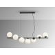 Pendule, Lustre suspendate - Lustra suspendata design modern Inoa negru/alb