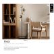 Lampadare - Lampadar/Lampa de podea design modern Inoa fumuriu/chihlimbar