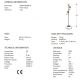 Lampadare - Lampadar/Lampa de podea design modern Inoa fumuriu/chihlimbar