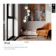 Lampadare - Lampadar/Lampa de podea design modern Inoa negru/alb