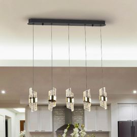 Pendule, Lustre suspendate - Lustra LED suspendata design elegant Iliada 5L