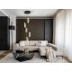 Pendule, Lustre suspendate - Lustra LED suspendata design elegant Iliada 5L