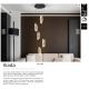 Pendule, Lustre suspendate - Lustra LED suspendata design elegant Iliada 5L