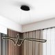 Pendule, Lustre suspendate - Lustra LED suspendata cu telecomanda Sinphony
