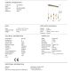 Pendule, Lustre suspendate - Lustra LED suspendata design modern Twist auriu