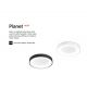 Plafoniere - Plafoniera LED design circular Planet pl d50 alba