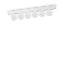 Plafoniere - Plafoniera LED design minimalist Ping pong pl6 alba