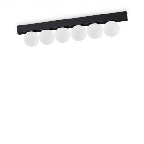 Plafoniere - Plafoniera LED design minimalist Ping pong pl6 negru