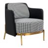 Fotoliu modern ultra confortabil Black-Gold