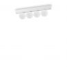 Plafoniera LED design minimalist Ping pong pl4 alba