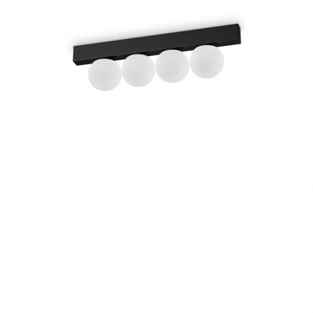 Plafoniere - Plafoniera LED design minimalist Ping pong pl4 negru