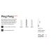 Lampadare - Lampadar LED design minimalist Ping pong pt4 negru