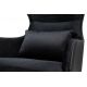Fotolii - Fotoliu modern elegant HAMPTON VELVET negru