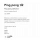 Veioze - Lampa de masa LED design minimalist Ping pong tl2 alba