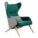 Fotolii - Fotoliu modern elegant HAMPTON VELVET verde