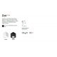Plafoniere cu spoturi, Spoturi aplicate - Spot LED aplicat Dot pl square 3000k negru