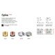 Plafoniere cu spoturi, Spoturi aplicate - Spot aplicat Spike pl1 square cupru