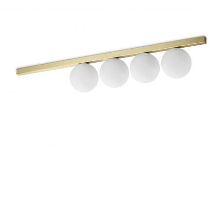 Plafoniere cu spoturi, Spoturi aplicate - Plafoniera moderna stil minimalist Binomio pl4 alama