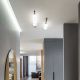 Plafoniere cu spoturi, Spoturi aplicate - Plafoniera moderna stil minimalist Binomio pl4 alba