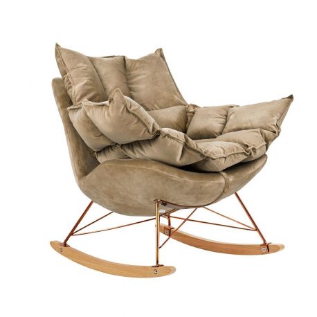 Fotolii - Scaun balansoar SWING VELVET kaki