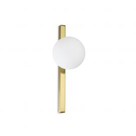 Aplice, corpuri de iluminat pentru pereti - Aplica de perete moderna stil minimalist Binomio ap1 alama