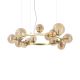 Candelabre, Lustre - Lustra suspendata design modern Perlage sp14 alama/amber
