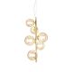 Pendule, Lustre suspendate - Lustra suspendata design modern Perlage sp6 alama/amber