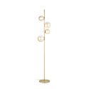 Lampa de podea design modern Perlage PT4 alama/amber