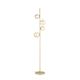 Lampa de podea design modern Perlage PT4 alama/amber