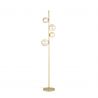 Lampa de podea design modern Perlage PT4 alama/amber
