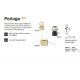 Veioze - Veioza/Lampa de masa design modern Perlage tl3 alama/amber