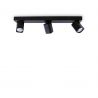 Plafoniera cu spoturi Rudy pl3 square negru