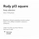 Plafoniere cu spoturi, Spoturi aplicate - Plafoniera cu spoturi Rudy pl3 square negru