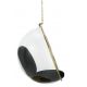 Fotolii - Balansoar, Scaun suspendat modern Ball Velvet auriu/ negru